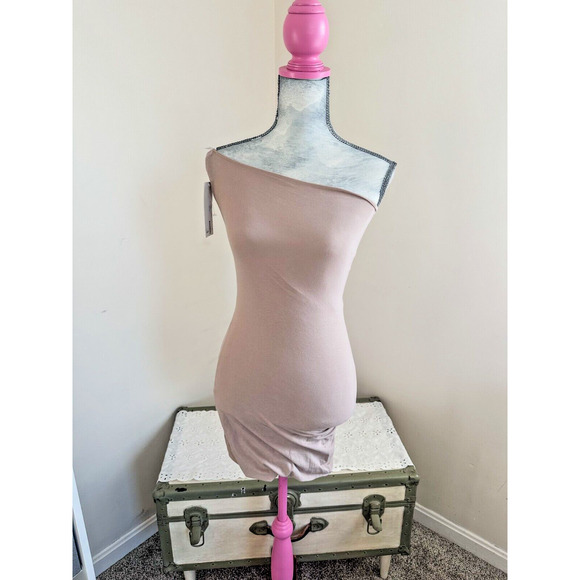 Splendid Womens Strapless Tube Dress Almond Beige Small New w Tags Retail $80 - Picture 1 of 9